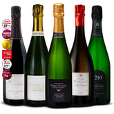 5 Champagne Set: Francis Boulard Les Murgiers, Jacques Lassaigne Les Vignes de Montgueux, Pierre Moncuit Grand Cru 2010, David Léclapart L’Aphrodisiaque, Philippe Gonet 3210 Blanc de Blancs 5×750 ml