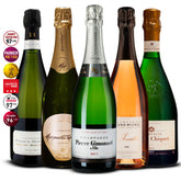 5 Champagne Set: Franck Bonville Blanc de Blancs Extra Brut, Marguet Shaman Cuvée Sablonnettes, Pierre Gimonnet Cuis 1er Cru, Bruno Michel Rosé Assemblée, Gaston Chiquet Special Club 2014 5×750 ml
